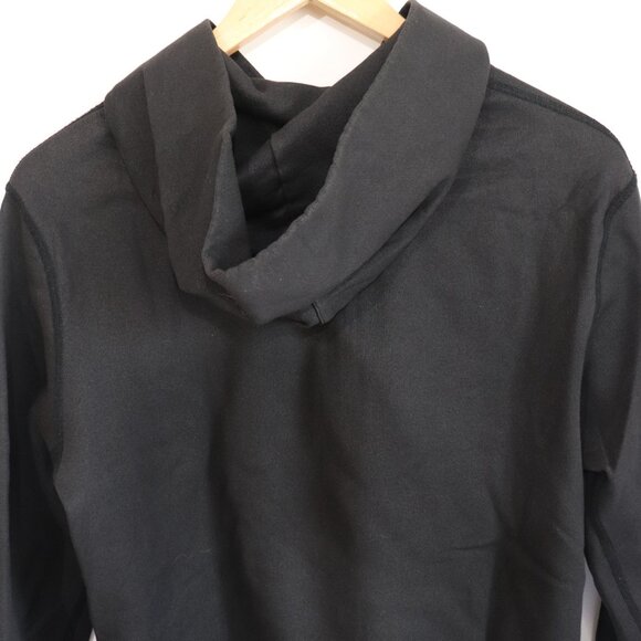 Wings + Horns 1/2 Zip Slim Fit Pullover Hoodie Black Men's Size Small Sweatshirt - Picture 5 of 8